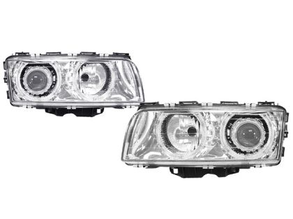 Кристални фарове Angel Eyes BMW E38 (1994-1998) - хром