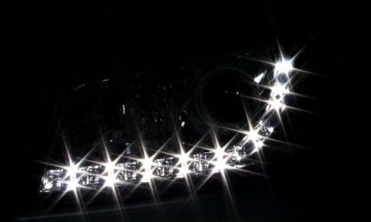 Кристални фарове DAYLINE AUDI A3 (2003-2008) - хром