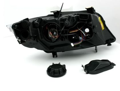 Кристални фарове Angel Eyes BMW E90 (2005-2009) - черни
