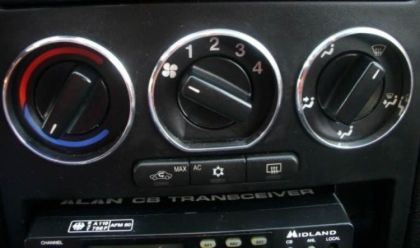 Рингове за копчетата на парното за Opel Astra G / Zafira А - хром
