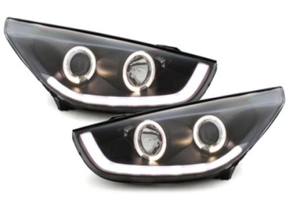 Кристални фарове HYUNDAI TUCSON IX35 (2010-2013) - черни