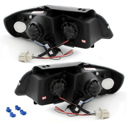 Кристални фарове SEAT IBIZA 6K2 (00-02) - черни