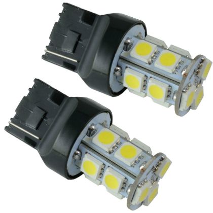 Диодна крушка тип T20 с 13 SMD диода двойна светлина бяла