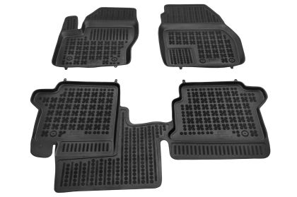 Гумени стелки за Ford Grand Tourneo Connect II (2013-2023) - with an extra material on the driver side - тип леген