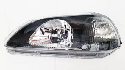 Кристални фарове за Honda Civic (1996-1998) - черни JDM