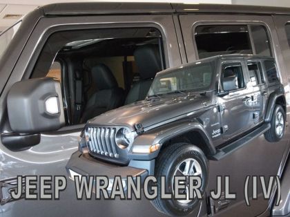 Ветробрани за Jeep Wrangler JL IV 5D (2019+) 5 врати - 4бр. предни и задни