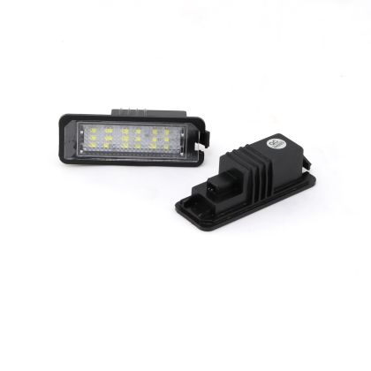 Плафони за задния номер за VW GOLF 5,6,7 CANBUS / POLO 6R / PASSAT 3C CC / - с 18 ярки диода, 76x27 mm