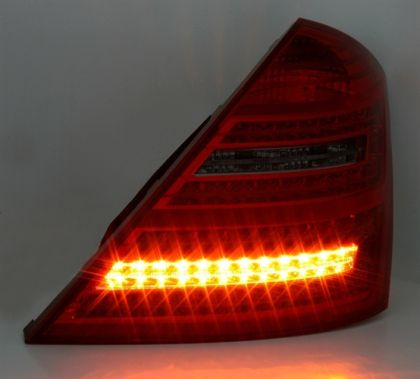 Диодни стопове за Mercedes W221 S-Class (2005-2011) - с опушен мигач