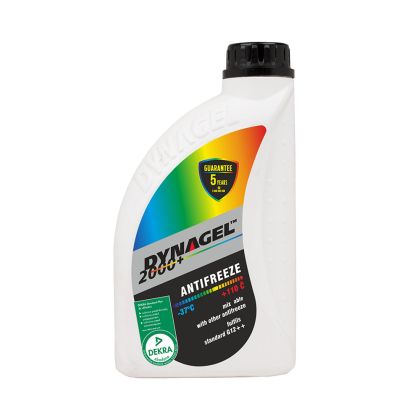 Антифриз Dynagel 2000+ до минус -37°C Long Life 1L