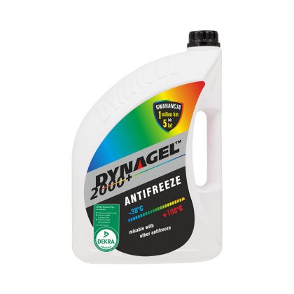 Антифриз Dynagel 2000+ до минус -37°C Long Life 5L