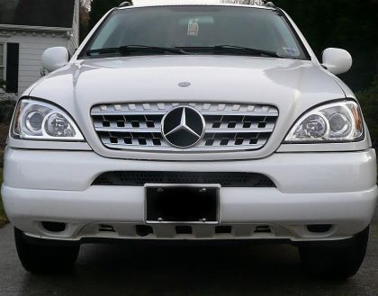 Решетка за Mercedes ML W163 (W164 дизайн) (1998-2005) - хром
