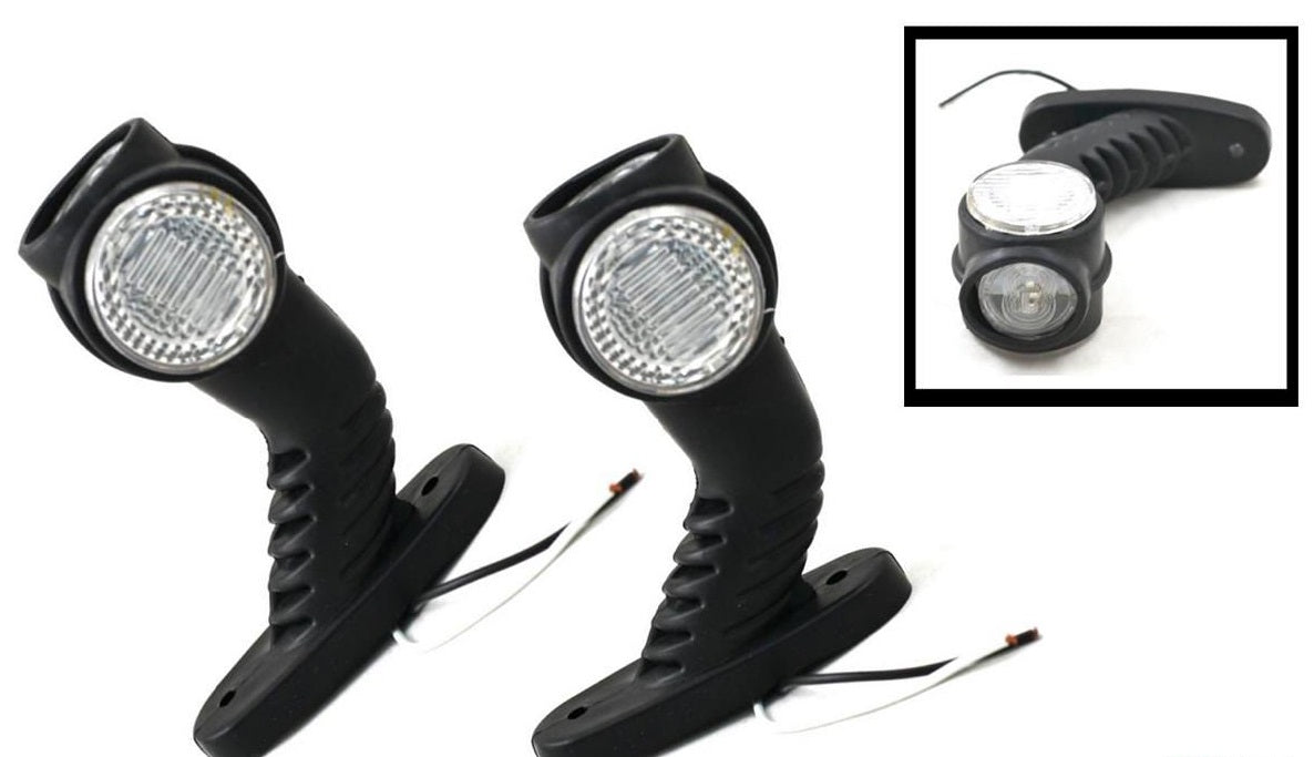 2бр Комплект LED  габарити светлини тип рогче за камион ремарке тир бус 12V/24V