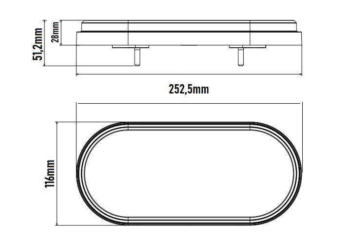 Комплект LED Диодни Стопове, Динамичен Мигач, 4 Функции, 12/24V
