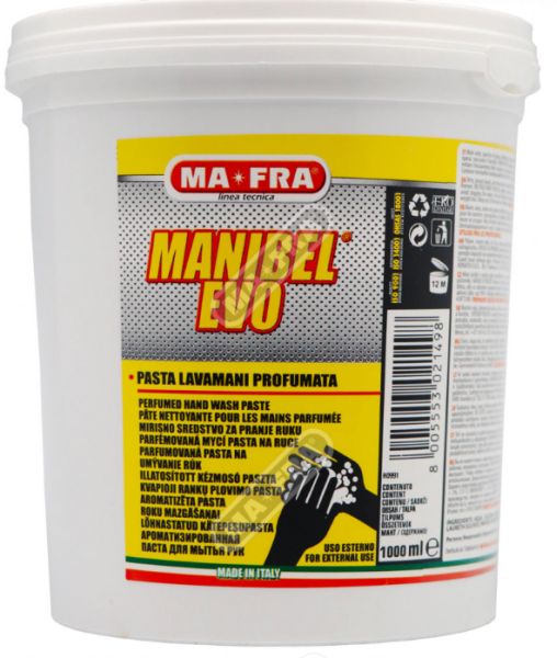 Паста за почистване на ръце, MA-FRA Manibel Pasta Evo, 1000 мл