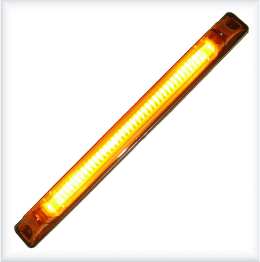 LED  Диоден Габарит Маркер, Оранжев, 25,5cm, 12V - 24V, E-Mark