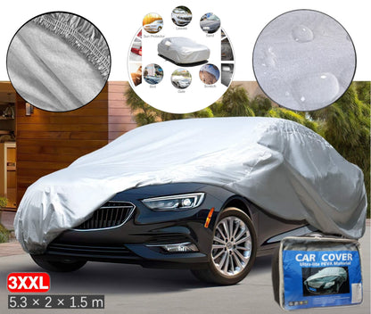 Водоустойчиво висококачествено покривало за автомобил размер XXL ХХЛ 520cm x 200cm x 150cm в чанта за съхранение