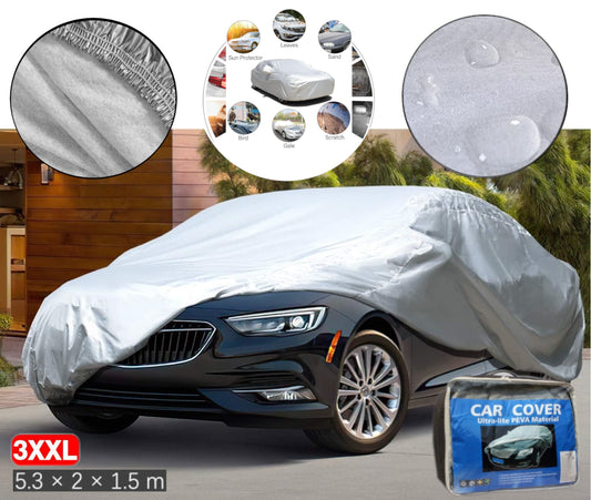 Водоустойчиво висококачествено покривало за автомобил размер XXL ХХЛ 520cm x 200cm x 150cm в чанта за съхранение