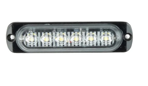 LED  Диоден 12-24V Габарит Маркер Токос за камион бус ван каравана платформа кемпер бял 112 x 29mm