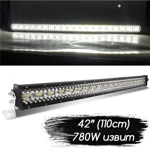 12D+ 42" (110см) LED BAR 780W извит LED лайт бар, 6500К