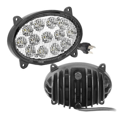 65W LED фар - разпръскваща светлина - подходящ за трактор, комбайн, джип, ATV, камион - светлини за мъгла - 13.5см елипса - 13 LED диода