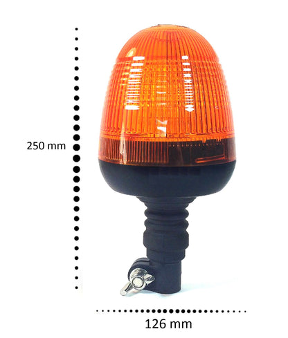 LED Аварийна/сигнална лампиа Маяк буркан 12/24V