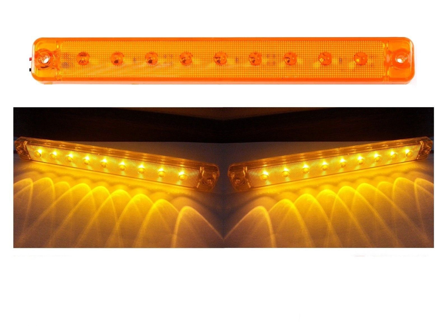 9 LED 24V ОРАНЖЕВ МАРКЕР СВЕТОДИОДЕН ГАБАРИТ