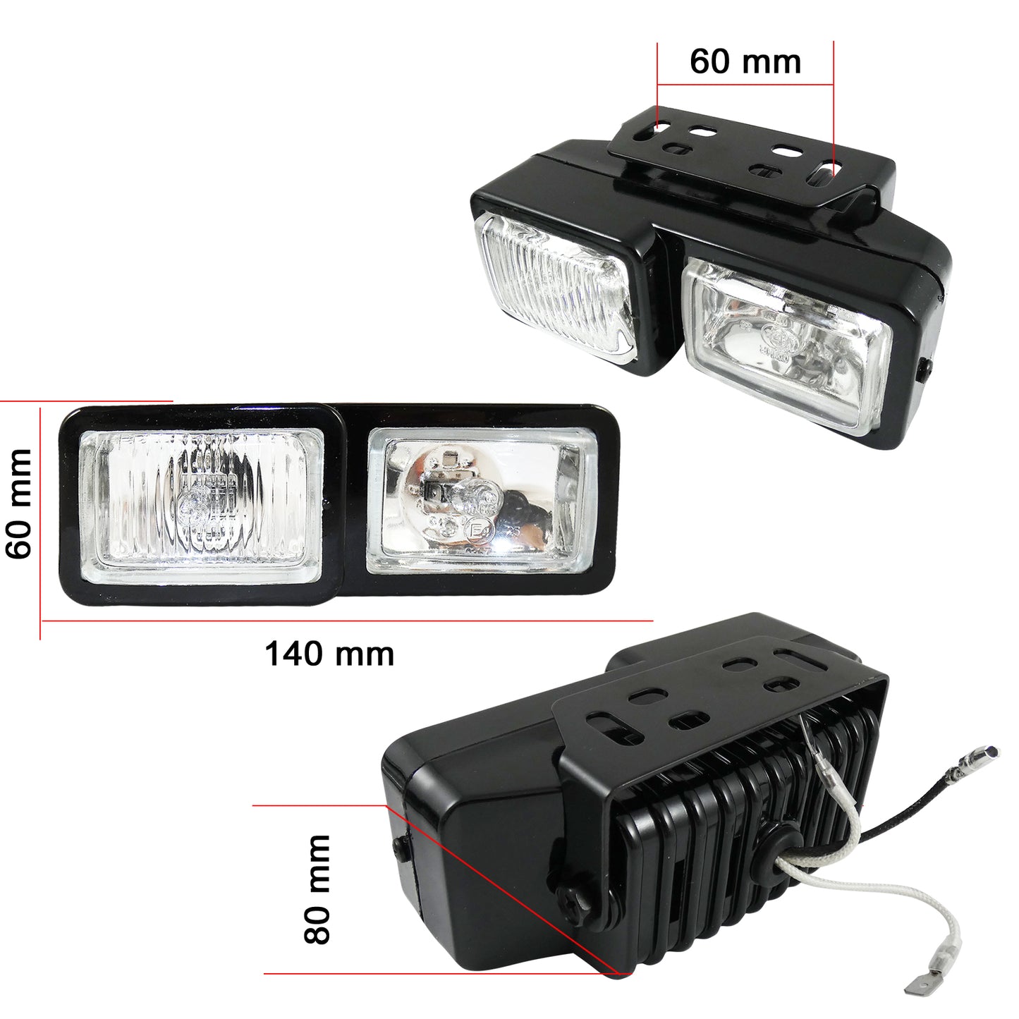 Комплект халогени, универсални предни фарове за мъгла H3 12V 55W