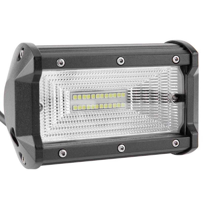 72W Led Bar Led Бар Диоден Фар Прожектор Халоген 12-24V Flood Light Разпръсната Светлина
