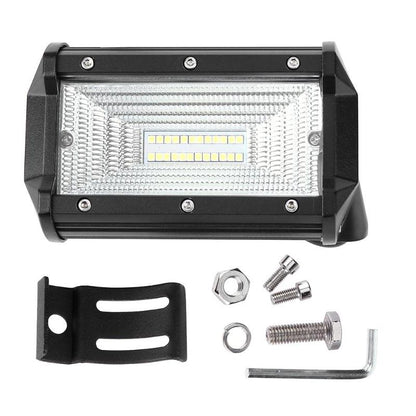 72W Led Bar Led Бар Диоден Фар Прожектор Халоген 12-24V Flood Light Разпръсната Светлина
