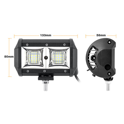 54W Led Bar Led Бар Диоден Фар Прожектор Халоген 12-24V Spot Light Насочена Светлина