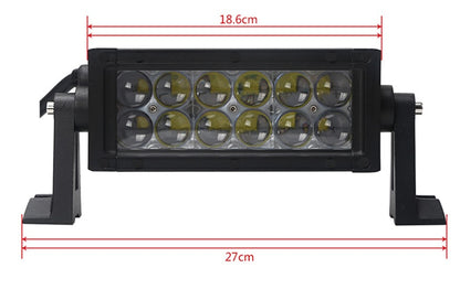 27 См 36W Мощен 4D 4Д Епистар Led Bar Led Диоден Бар Прожектор 12V 24V 2160 Лумена