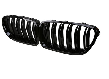 Бъбреци Решетки За БМВ BMW F10 F11 Черен Гланц Лак М5 Тип Сled 2010