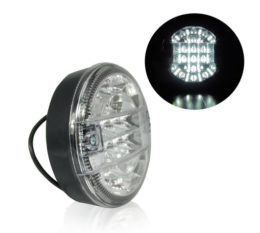12V - 24V Led  Диодна Задна Светлина за Трактор Камион Ремарке Каравана Бяла Светлина