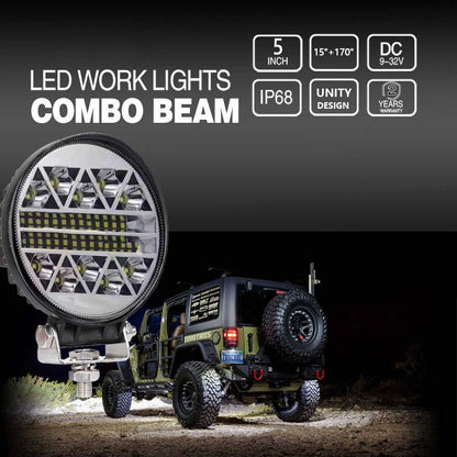 LED фар 108W 12V/24V