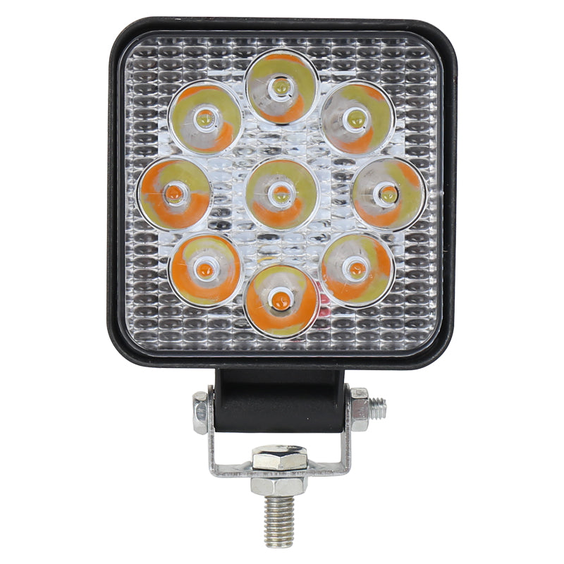 Комплект 2 Броя 27W Мини Диоден Фар Прожектор Дневни Светлини Диодна Лампа 12V 24V