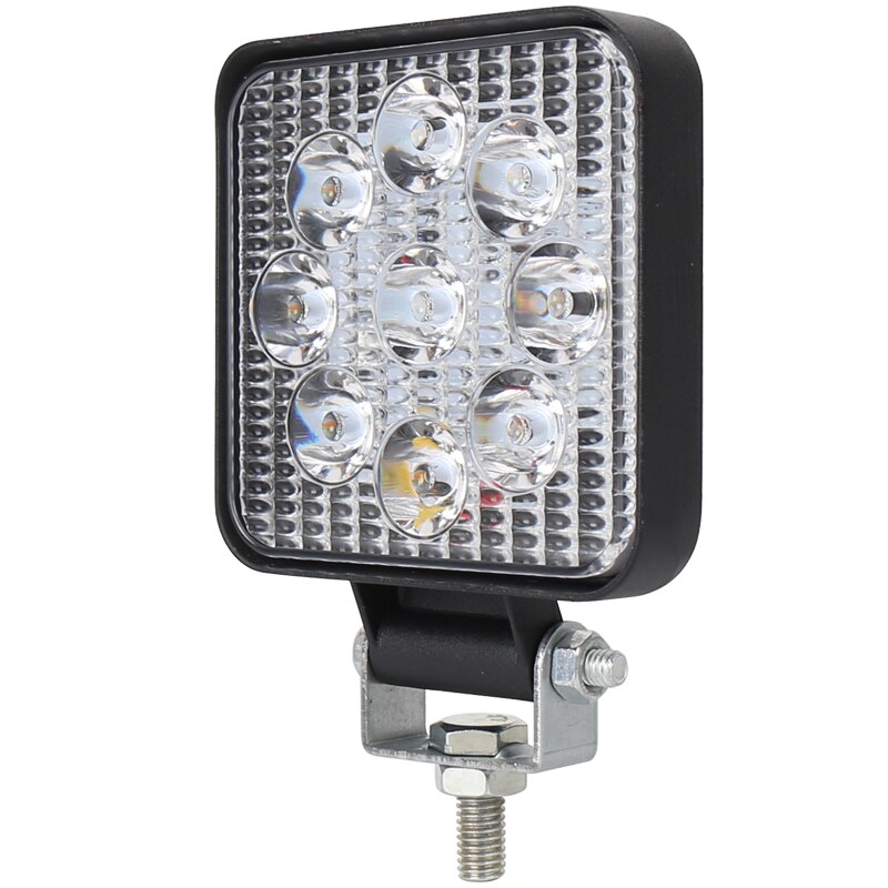 Комплект 2 Броя 27W Мини Диоден Фар Прожектор Дневни Светлини Диодна Лампа 12V 24V