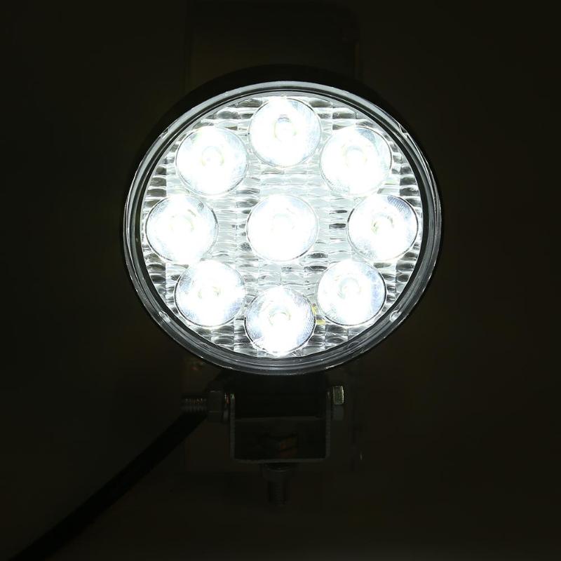 LED фар 27W 12V 24V Слим