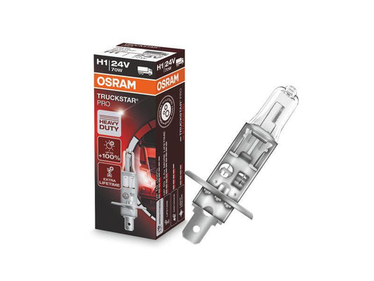 1бр. Халогенна крушка Osram H1 Truckstar Pro 24V, 70W, P14.5s