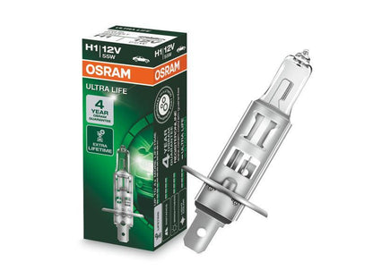 1бр. Халогенна крушка Osram H1 UltraLife 12V, 55W, P14.5s