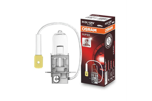 1бр. Халогенна крушка Osram H3 Super 12V, 55W, PK22s