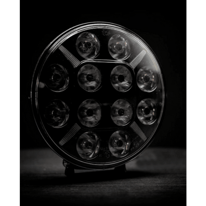 1бр Кръгъл LED фар 8.6" 120W , Ø 218мм, 12/24V диоден халоген