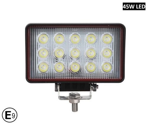 16См 45W Правоъгален Супер Мощен PRO Led Диоден Халоген Led Лампа Прожектор 12V 24V