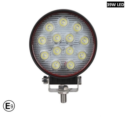 12См 39W Супер Мощен Кръгъл PRO Led Диоден Халоген Led Лампа Прожектор 12V 24V