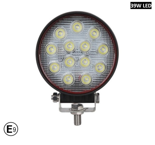 12См 39W Супер Мощен Кръгъл PRO Led Диоден Халоген Led Лампа Прожектор 12V 24V
