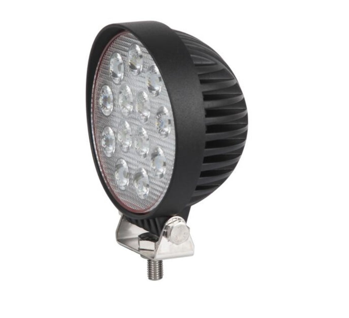 12См 39W Супер Мощен Кръгъл PRO Led Диоден Халоген Led Лампа Прожектор 12V 24V