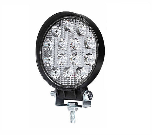 Мини LED фар 42W Кръгъл 12V/24V Слим
