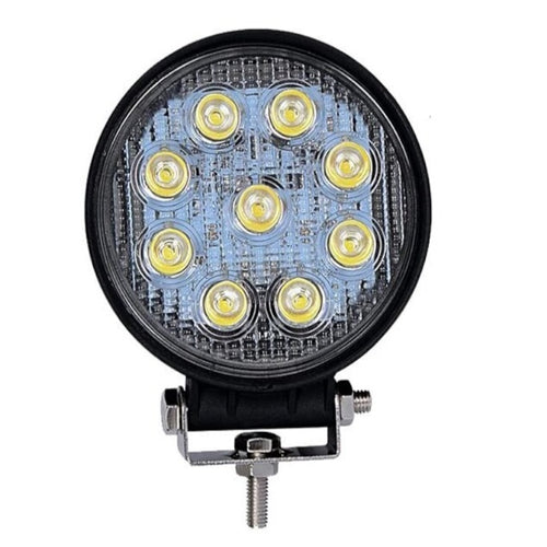 27W LED 12V 24V LED Диоден Халоген Фар Прожектор Задна Светлина Диодна Kръгла Лампа