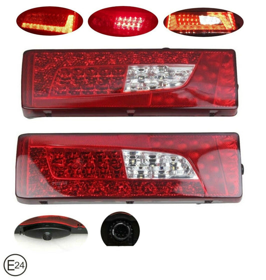 Комплект LED  Стопове, 8 Функции, За Скания Scania L, P, G, R, S, CP, CG, CR, CT 2017+