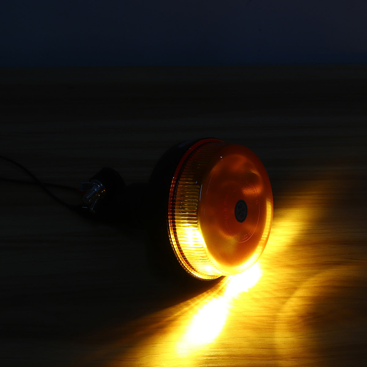 LED  Диодна Аварийна Сигнална Лампа Маяк Буркан 12/24V , Блиц, Slim, E-Mark, 12 Диода