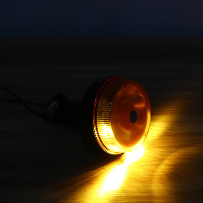 LED  Диодна Аварийна Сигнална Лампа Маяк Буркан 12/24V , Блиц, Slim, E-Mark, 12 Диода